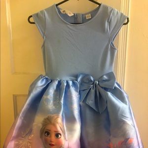 H&M Girls Frozen Elsa Dress Size 8/10